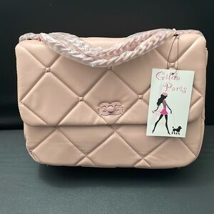 Gilda Paris Quilted Large Handbag NWT